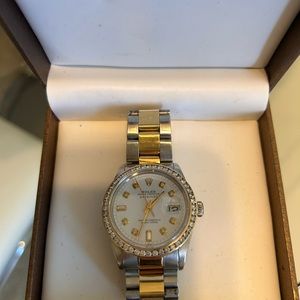 Rolex 36 mm datejust watch